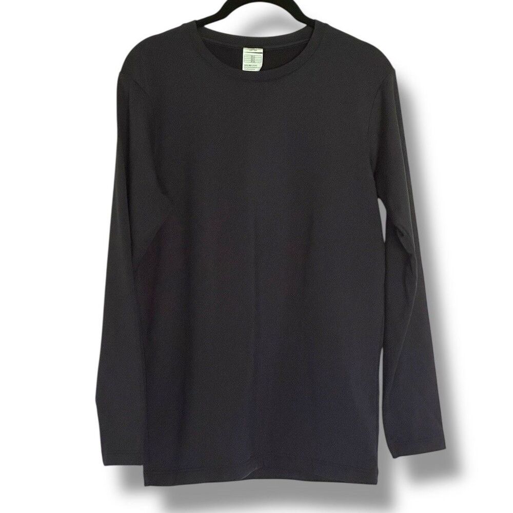 Lapasa Men’s Base Layer Top Fleece Lined Black Small Warm Comfy